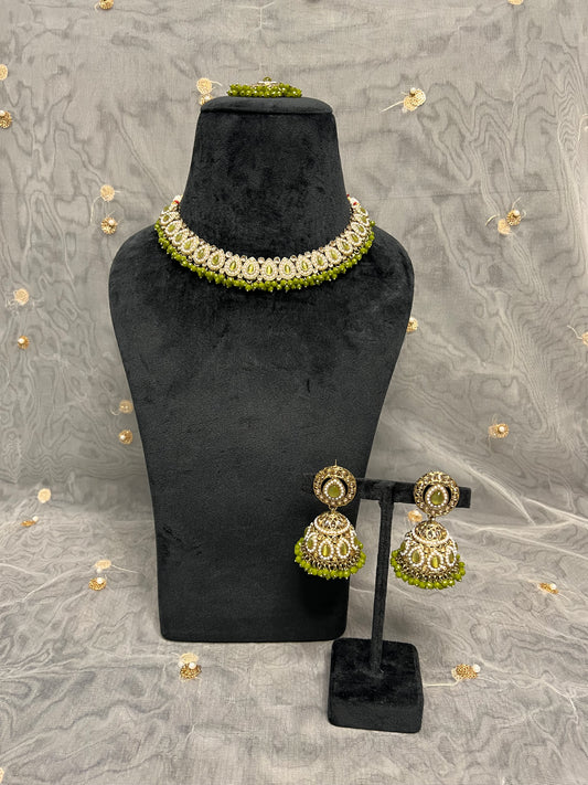 PY219 Polki Necklace Set