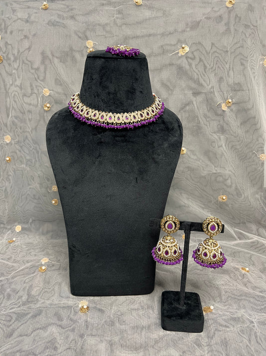 PY221 Polki Necklace Set
