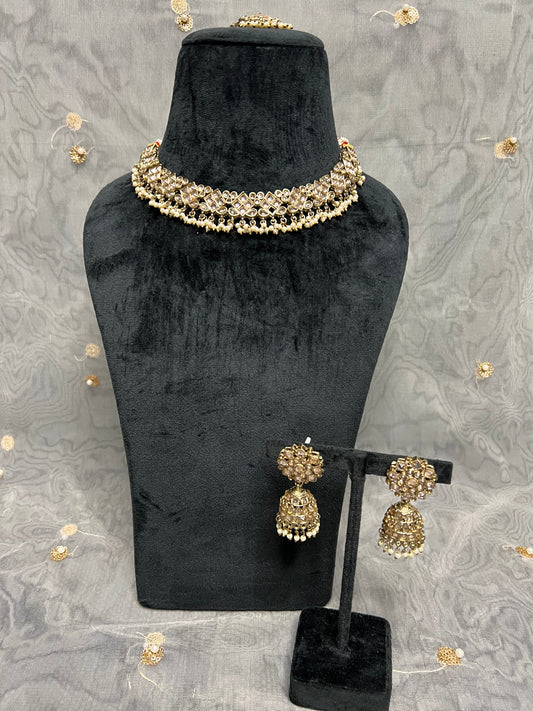 PY300 Polki Necklace Set