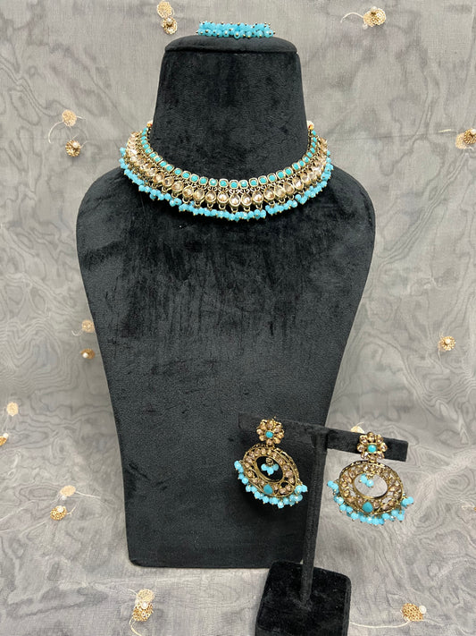 PY293 Polki Necklace Set