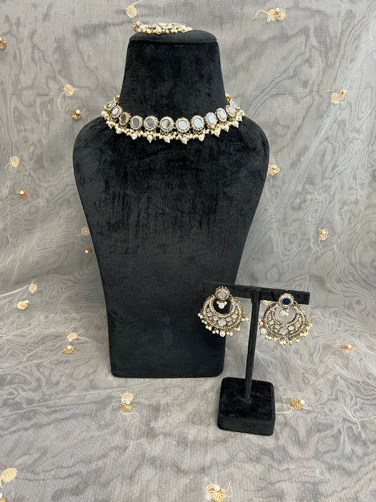 PY260 Mirror Necklace set