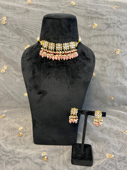 BA113 Pachi Kundan Necklace set