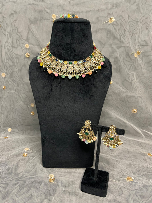 PY223 Polki Necklace Set
