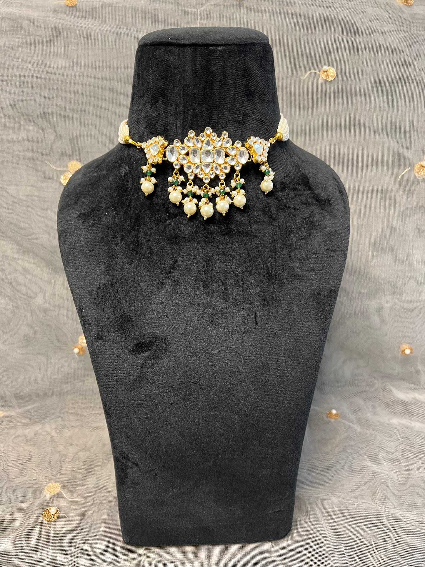 BA102 Pachi Kundan Necklace Set