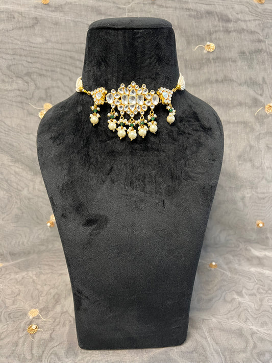 BA102 Pachi Kundan Necklace Set