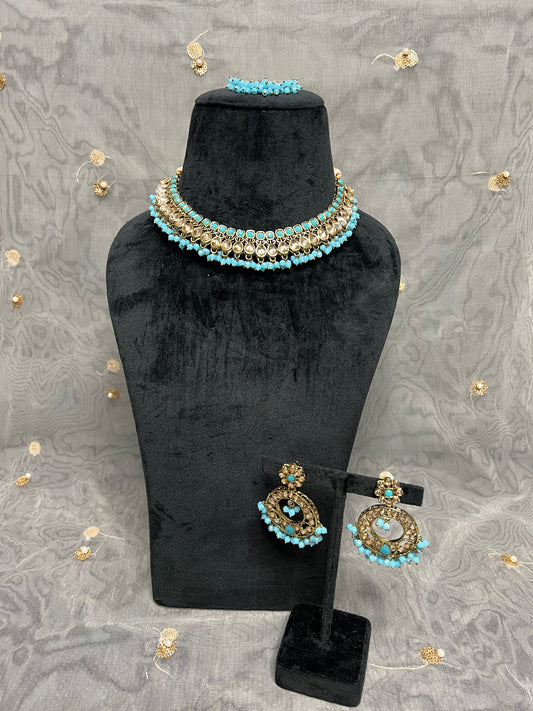 PY293 Polki Necklace Set