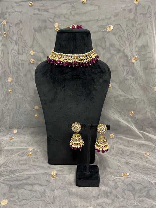 PY197 Kundan Necklace Set