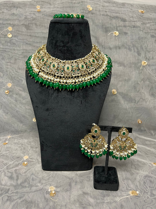 PY355 Polki Necklace Set