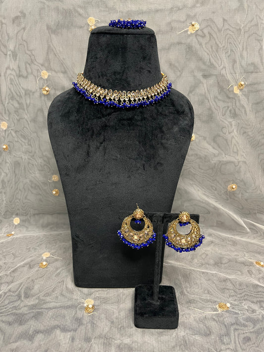 PY208 Polki Necklace Set