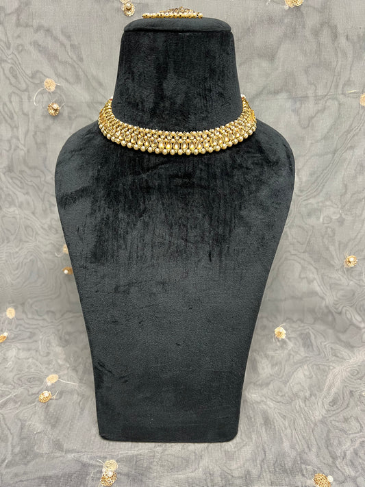 PY302 Polki Necklace Set