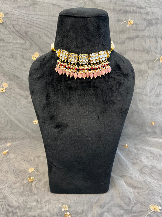 BA113 Pachi Kundan Necklace set