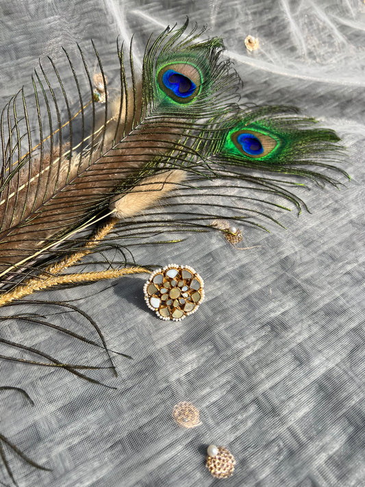 BA63A Mother of Pearl Ring