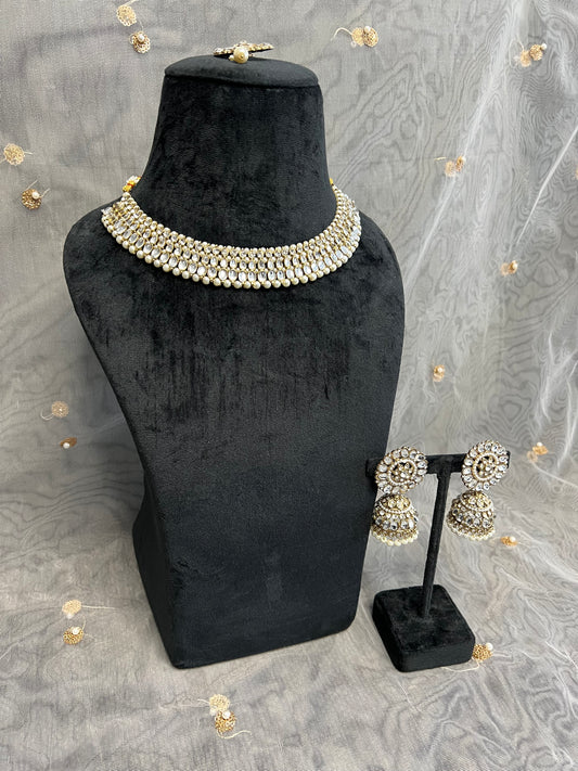 PY258 Mirror Necklace set