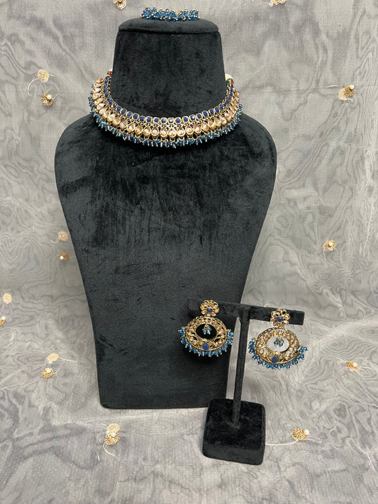 PY292 Polki Necklace Set