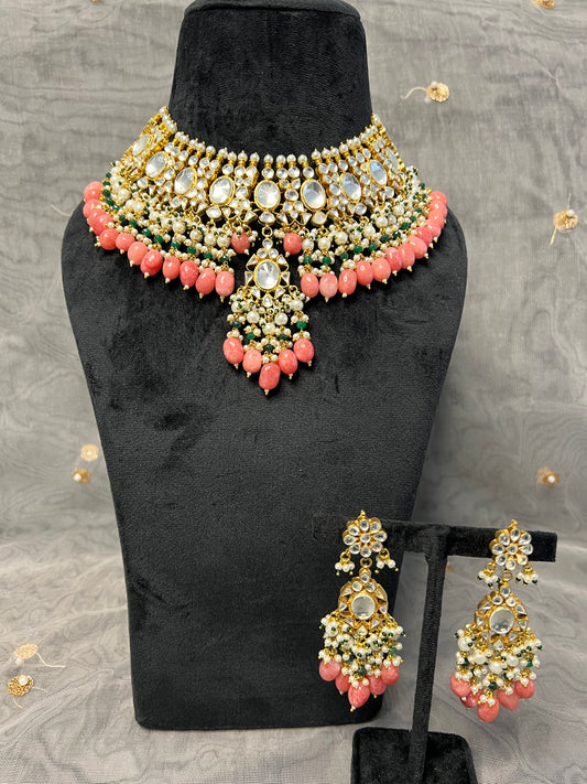 BA110 Pachi Kundan Necklace Set