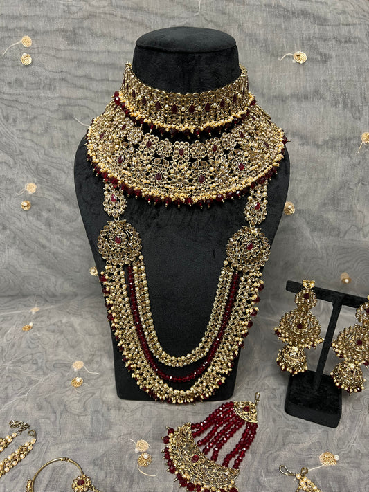 PY357 Polki Bridal Set