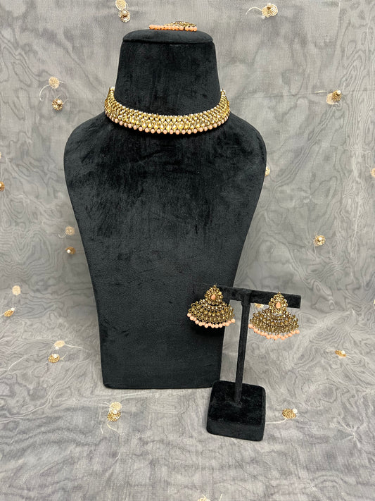 PY304 Polki Necklace Set