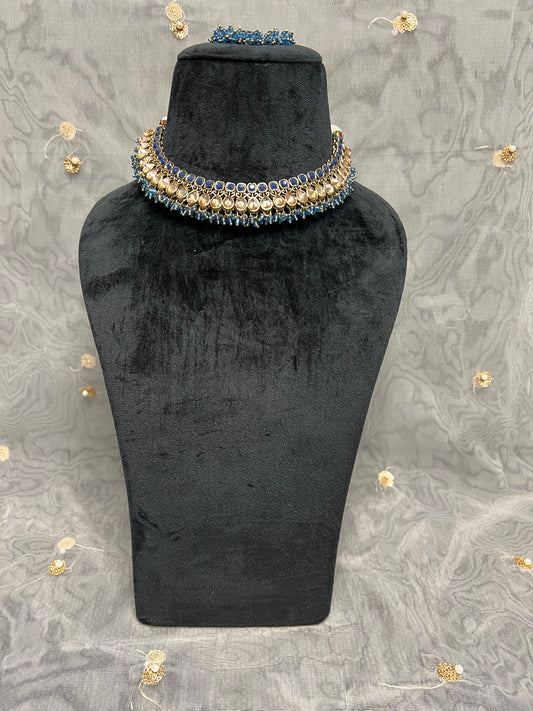 PY292 Polki Necklace Set