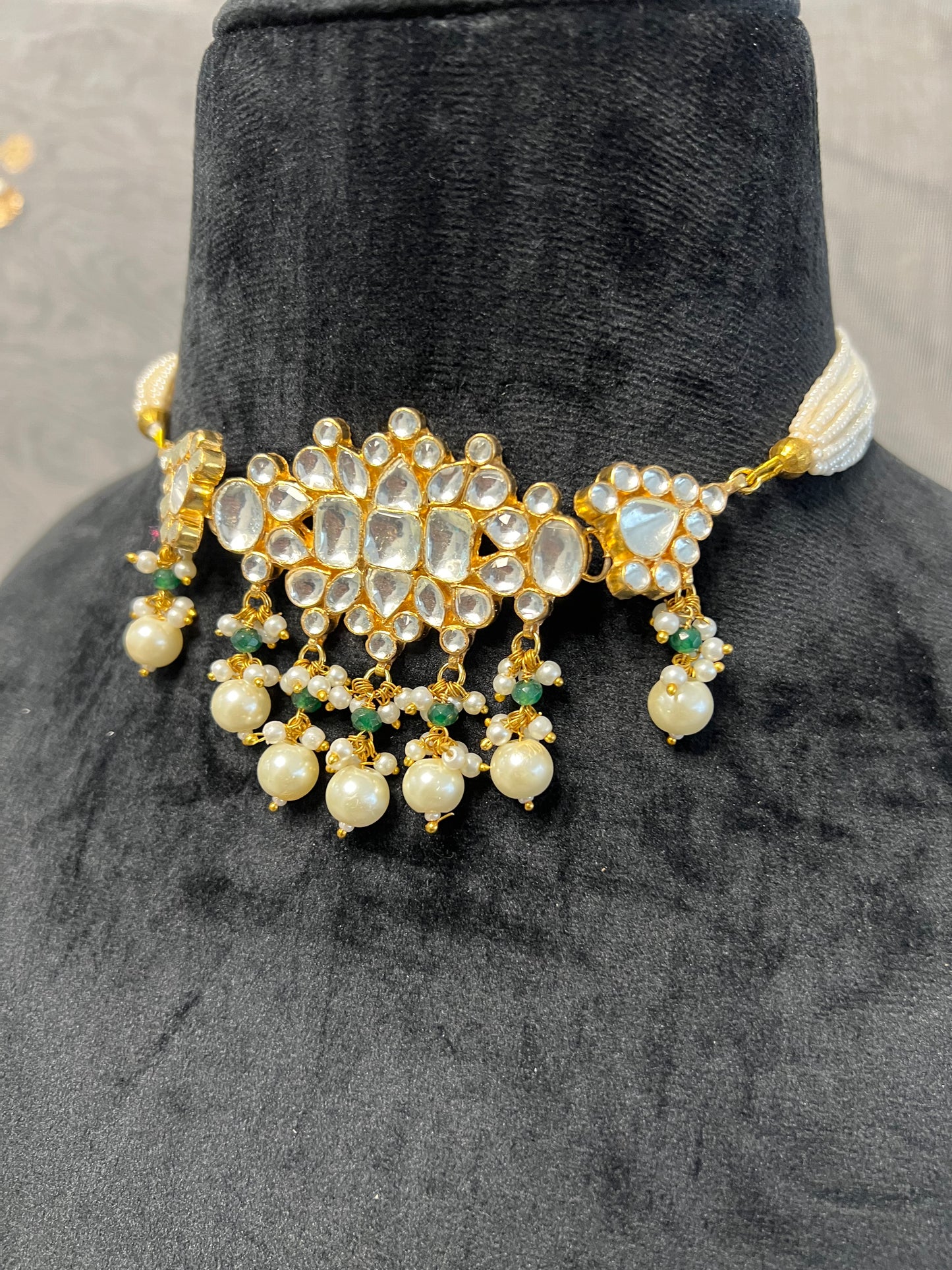 BA102 Pachi Kundan Necklace Set