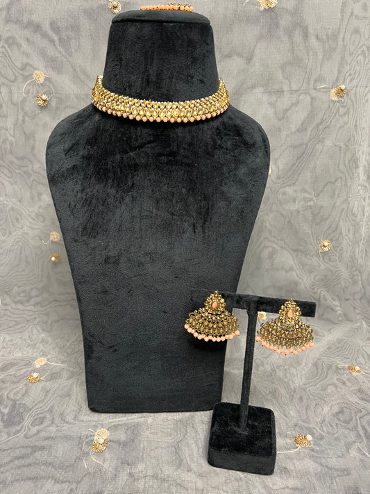 PY304 Polki Necklace Set