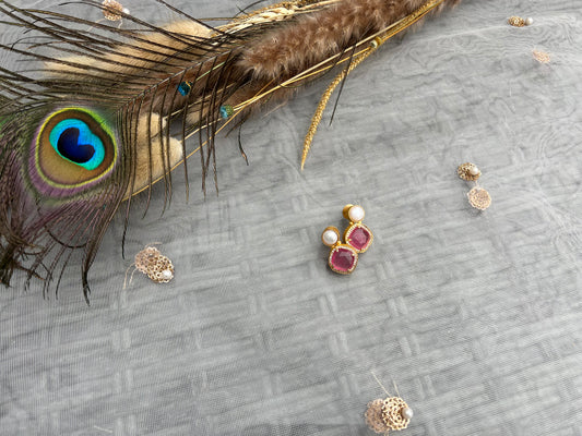 AW27 Gem Stone Earrings