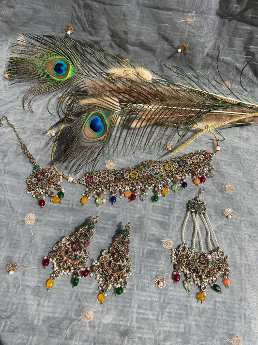 PY183 Polki Necklace Set