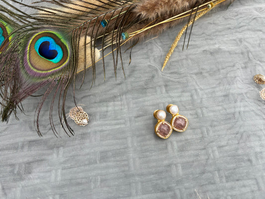 AW28 Gem Stone Earrings