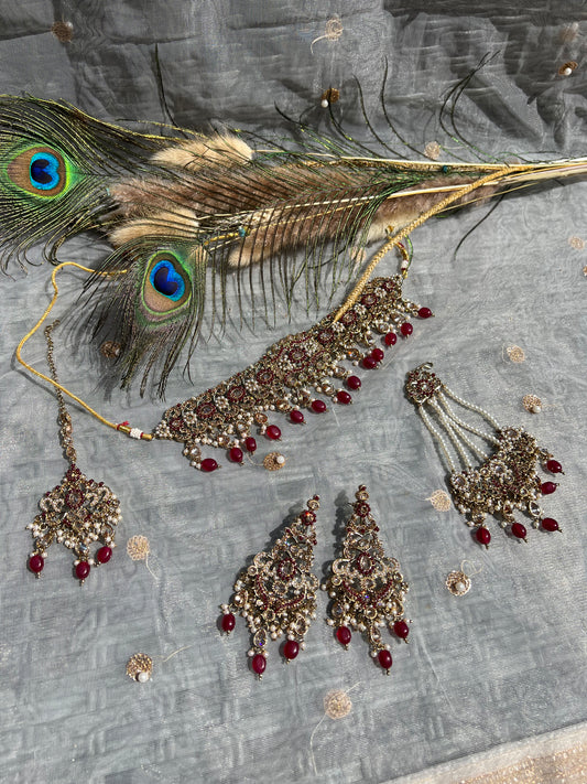 PY184 Polki Necklace Set