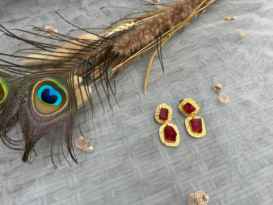 AW23 Gem Stone Earrings