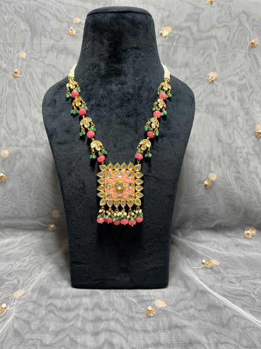 SKUS56 Meenakari Kundan Necklace set