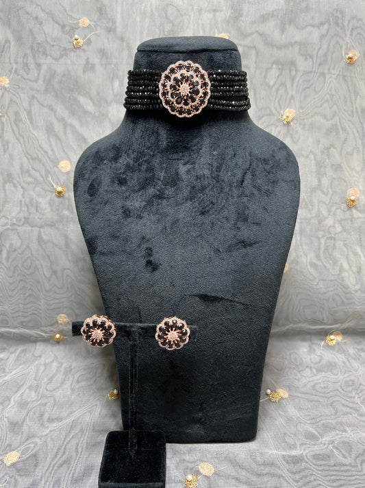 SKUS58 American Diamond Necklace set