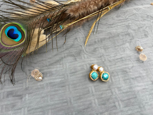 AW29 Gem Stone Earrings