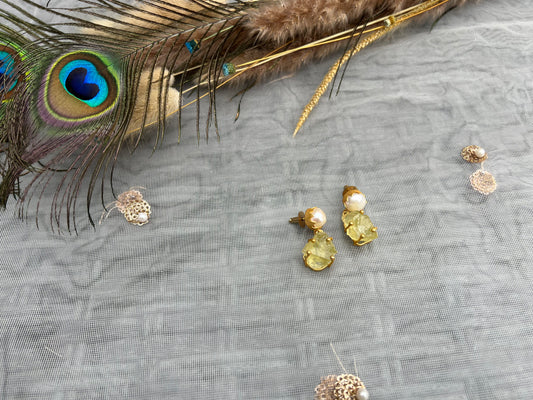 AW18 Gem Stone Earrings