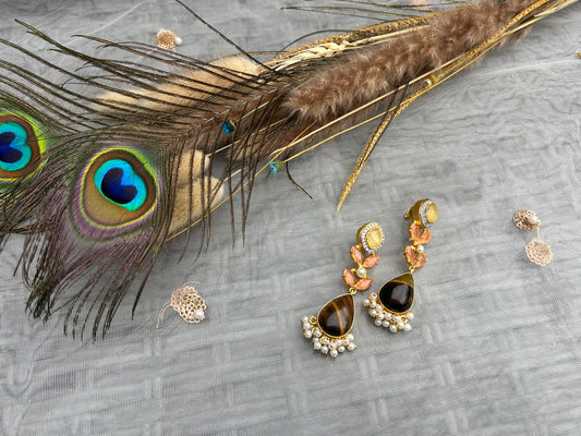 AW2 Gem Stone Earrings