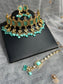 SKU30 Linear Tyaani Kundan Necklace set