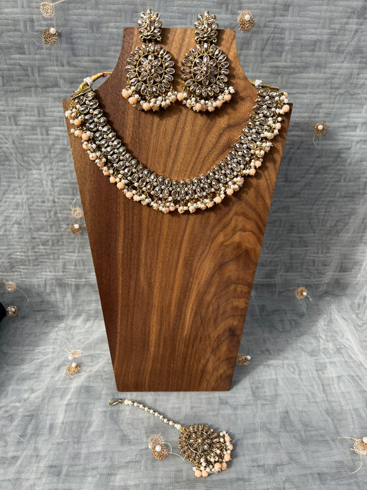 PY119 Polki Necklace set