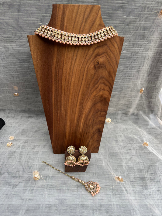 PY102 Polki Necklace set