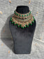 PY173 Polki Double Layer Bridal Necklace set