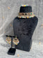 PY146 Multicoloured Polki Necklace set