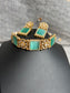 SKU3 Square Stone Choker Set - Mint