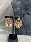 PY146 Multicoloured Polki Necklace set