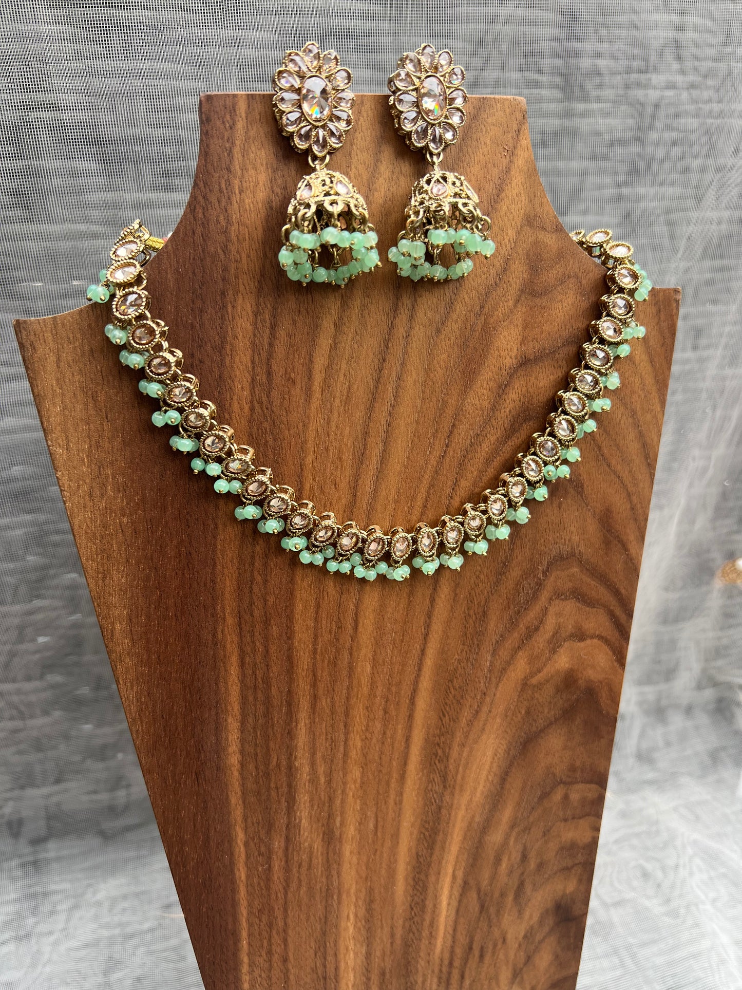 PY123 Polki Necklace set